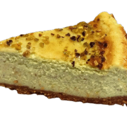 Porción de Cheesecake de Pistacho