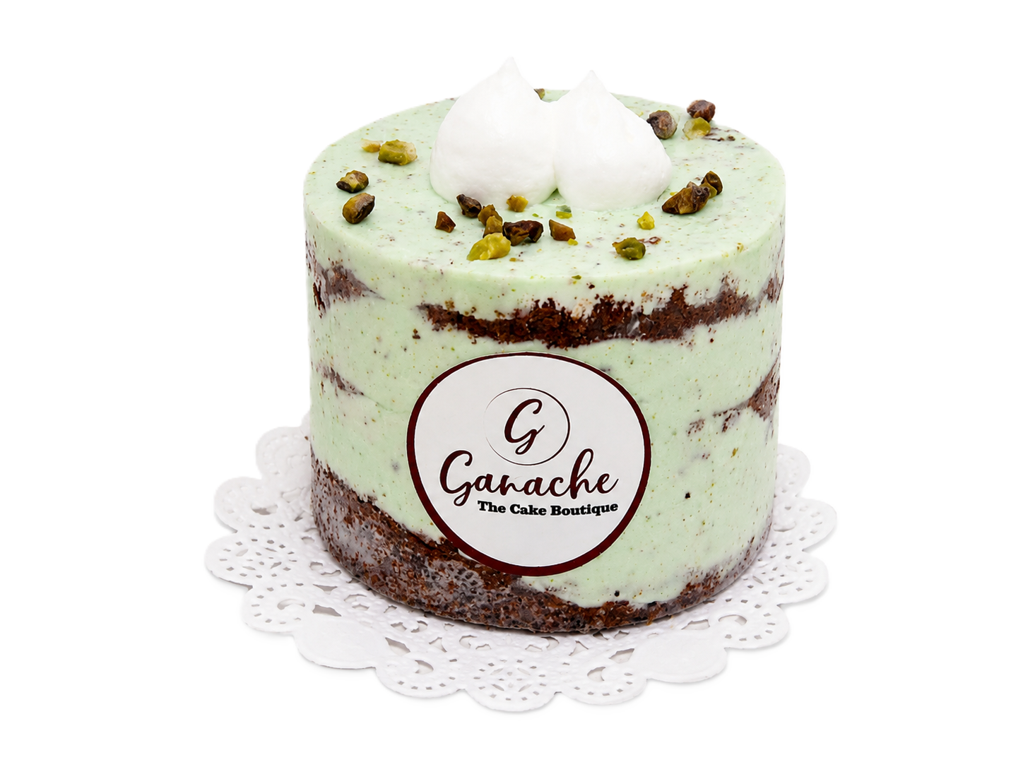 Mini tarta de Ganache de Pistacho