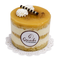 Mini tarta de Turrón y Yema Tostada